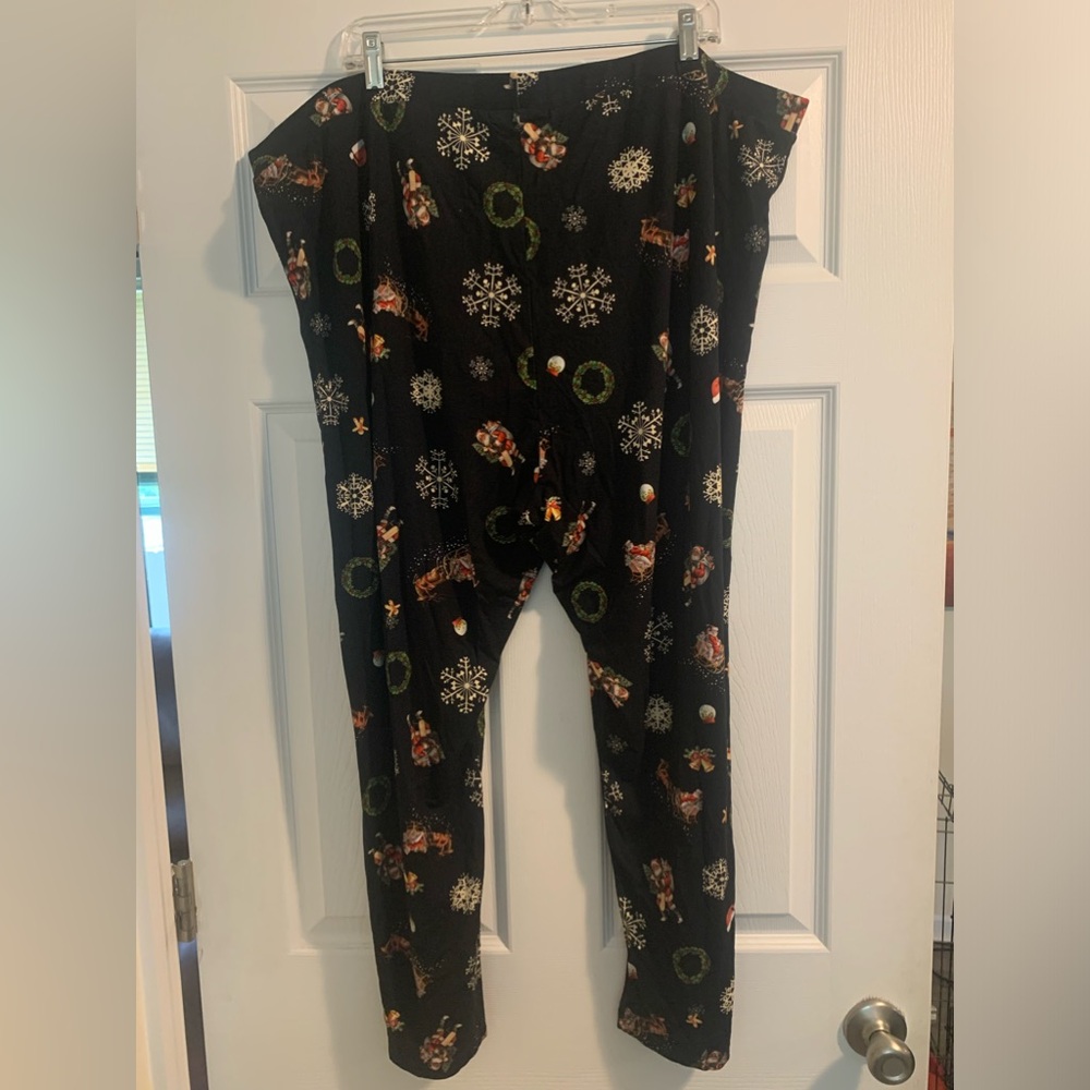 ASOS Curve Size 24 Christmas Print Pajama Bottoms